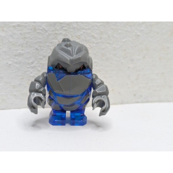 🍁 3/$20 LEGO Power Miners Rock Monster Glaciator Minifigure Trans-Dark Blue - Picture 1 of 5